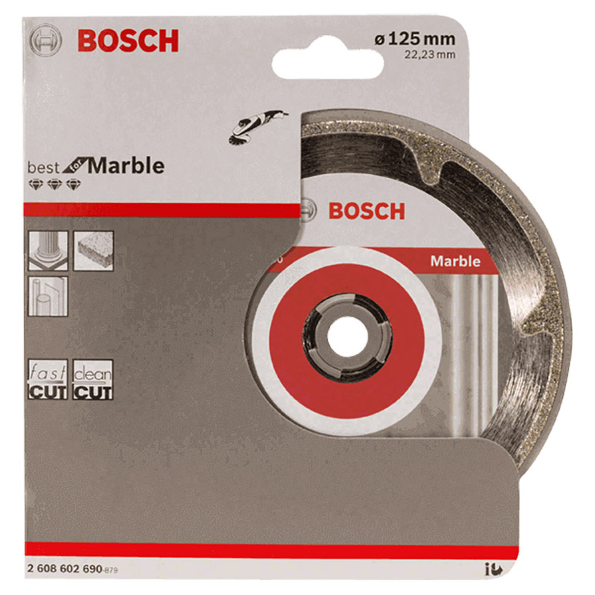 Диск алмазный по мрамору Bosch Best for Marble 125х22.2мм (690) — Фото 1