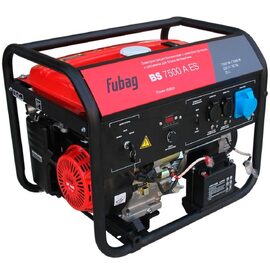 Бензиновый генератор с электростартером и коннектором автоматики Fubag  BS 7500 A ES — Фото 1