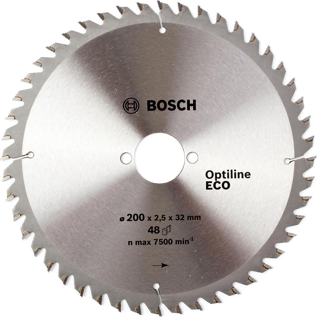 Диск пильный по дереву Bosch Optiline ECO 200х32мм 48T (792) — Фото 1