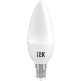 Лампа светодиодная IEK C35 7Вт 230В 4000К E14