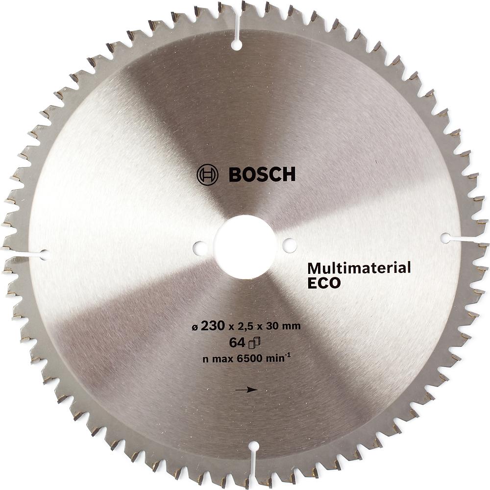 Диск пильный универсальный Bosch Multi ECO 230х30мм 64T (804) — Фото 1