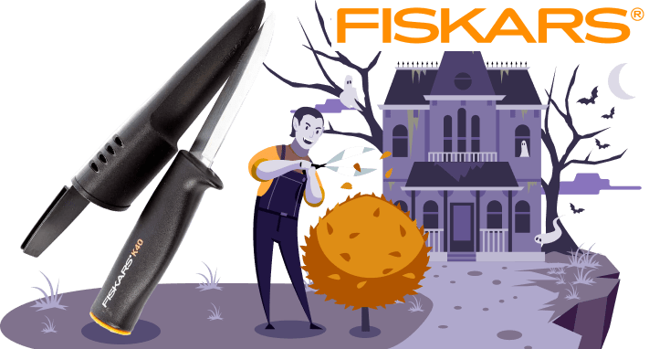 Оставь отзыв о FISKARS — получи в подарок нож
